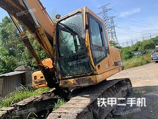 浙江-丽水市二手现代R215-7挖掘机实拍照片