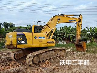 江门小松PC200-8挖掘机实拍图片