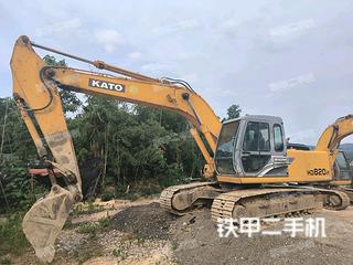 广州加藤HD820R挖掘机实拍图片