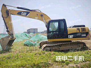 河南-驻马店市二手卡特彼勒320D液压挖掘机实拍照片
