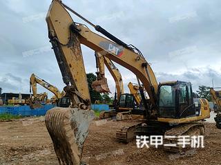 锦州卡特彼勒326D2液压挖掘机实拍图片
