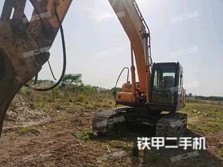 郑州现代R225LC-7挖掘机实拍图片