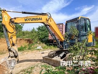 广州现代HX55挖掘机实拍图片