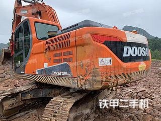 丽水斗山DX215-9C挖掘机实拍图片