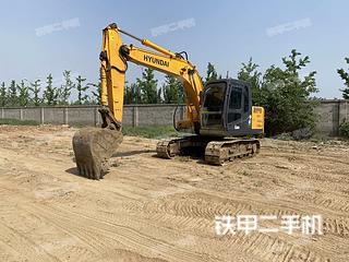 柳州现代R110-7挖掘机实拍图片