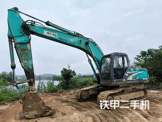 湖南-益阳市二手神钢SK200-8挖掘机实拍照片