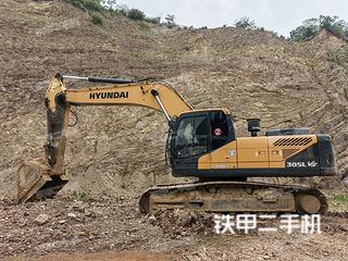 潍坊现代R305LVS挖掘机实拍图片