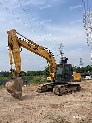浙江-金华市二手现代R215-7挖掘机实拍照片