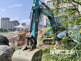 四川-眉山市二手山河智能SWE60E挖掘机实拍照片