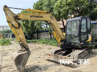 江苏-无锡市二手现代R60-7挖掘机实拍照片