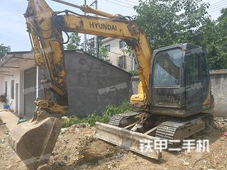 湖北-襄阳市二手现代R80-7挖掘机实拍照片