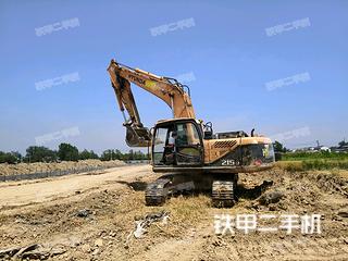 赤峰现代R215-9挖掘机实拍图片