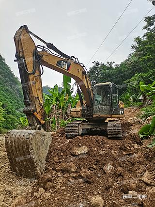贵州-黔西南布依族苗族自治州二手卡特彼勒315D液压挖掘机实拍照片