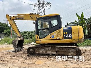 广州小松PC130-7K挖掘机实拍图片