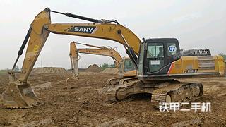 潮州三一重工SY245H挖掘机实拍图片