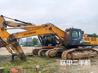 武汉现代R505LC-7挖掘机实拍图片