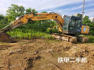 安庆现代R150LC-7挖掘机实拍图片