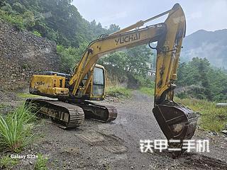 湖北-神农架二手玉柴YC135-8挖掘机实拍照片