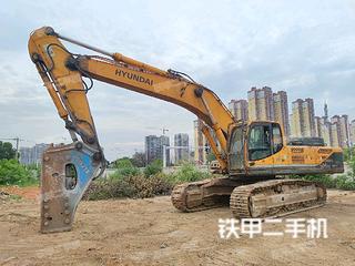 湖北-黄冈市二手现代R485LC-9T挖掘机实拍照片