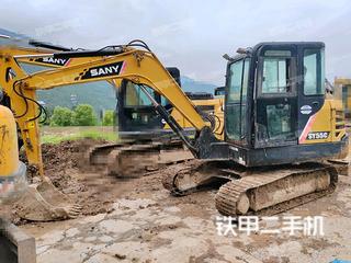 重庆三一重工SY55C挖掘机实拍图片