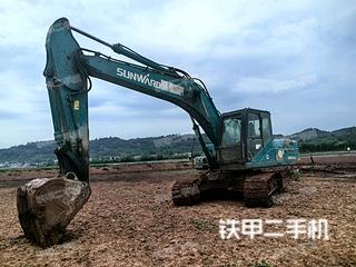 四川-资阳市二手山河智能SWE210挖掘机实拍照片