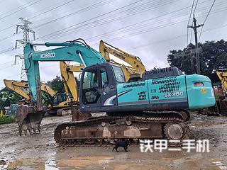广州神钢SK350LC8挖掘机实拍图片