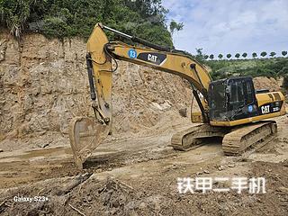 广州卡特彼勒323DL挖掘机实拍图片