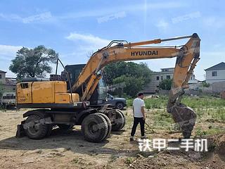 江苏-镇江市二手现代R150W-7挖掘机实拍照片