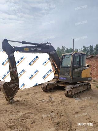 河北-邢台市二手沃尔沃EC80D挖掘机实拍照片