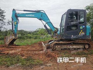 江西-上饶市二手山河智能SWE60E挖掘机实拍照片