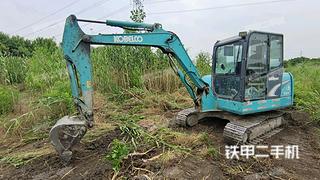 江苏-南通市二手神钢SK60-8挖掘机实拍照片