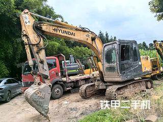 连云港现代R110-7挖掘机实拍图片