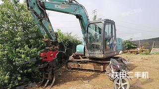 湖北-随州市二手神钢SK75-8挖掘机实拍照片