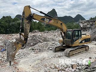 广西-梧州市二手卡特彼勒320D液压挖掘机实拍照片