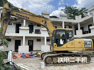 广西-梧州市二手小松PC200-7挖掘机实拍照片