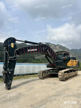 浙江-丽水市二手现代R495LVS挖掘机实拍照片