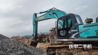 茂名神钢SK350-8挖掘机实拍图片