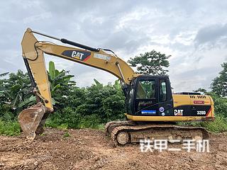 广东-肇庆市二手卡特彼勒320D液压挖掘机实拍照片