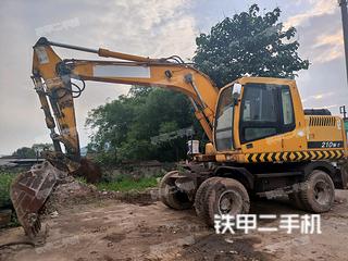 重庆现代R150W-7挖掘机实拍图片