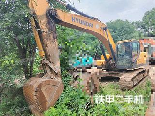 广州现代R275LVS挖掘机实拍图片
