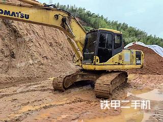 浙江-衢州市二手小松PC200-7挖掘机实拍照片