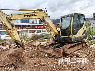 云南-大理白族自治州二手现代R60-9挖掘机实拍照片