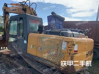 衢州现代R215-7C挖掘机实拍图片