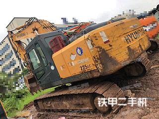 四川-乐山市二手现代R225LC-7挖掘机实拍照片