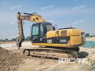 河南-焦作市二手卡特彼勒323D液压挖掘机实拍照片