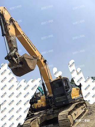 杭州现代R350LVS挖掘机实拍图片