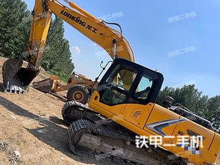 郑州龙工LG6225E挖掘机实拍图片
