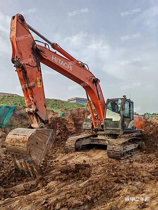 陕西-西安市二手日立ZX240-5A挖掘机实拍照片