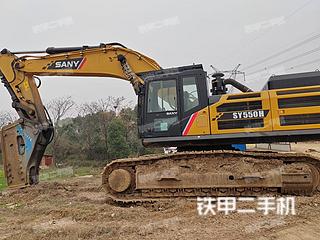 湖北-黄冈市二手三一重工SY550H挖掘机实拍照片