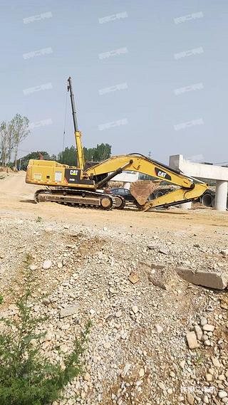 河北-沧州市二手卡特彼勒349D2L液压挖掘机实拍照片